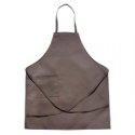 Bib Apron-Blended w/ Side Pkt - Full Length - Brown