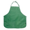 Bib Apron 3 Pkt w/adj Neck Band - Kelly Green