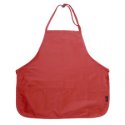 Bib Apron 3 Pkt w/adj Neck Band - Red