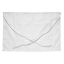 Bistro Apron (1/2 Size) w/ 2 Middle Pockets - White