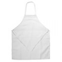 Polyspun Bib Apron - No Pockets - White