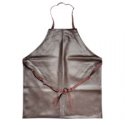 Vinyl (Nauga) Bib Apron - Heavy Duty - Brown