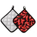 Silicone/Chili Pepper Potholder - 7"