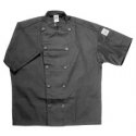 Black Traditional Jacket Short Sleeve QC Lite™PC-Blend