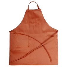 Bib Apron-Blended w/ Side Pkt - Full Length - Spice