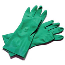 Nitrile (15 Mil) Dishwasher's Glove - 13" - Green