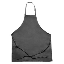 Bib Apron - No Pocket - Blended - Black