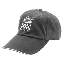 Black Chef Baseball Cap Cotton