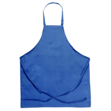 Bib Apron - No Pocket - Blended - Royal Blue