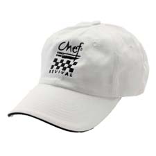 White Chef Baseball Cap Cotton