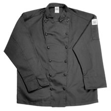 Black Cuisinier Jacket Cotton