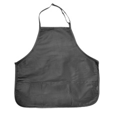 Bib Apron 3 Pkt w/adj Neck Band - Black