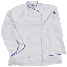 Corporate Jacket w/Blue Piping Chef-tex™ PC