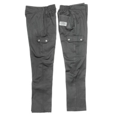 Black Cargo Pants Ladies 100% Cotton