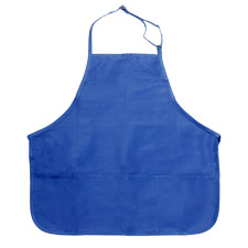 Bib Apron 3 Pkt w/adj Neck Band - Royal Blue