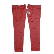 Claret Cargo Pant Ladies 100% Cotton