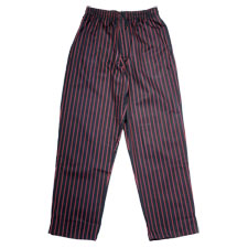 Red/Black Pin-Stripe E-Z Fit Pants Cotton