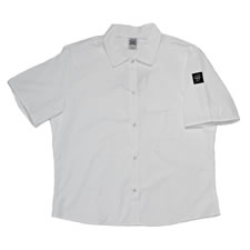 White Cook Shirt 24/7 Short Sleeve PC-Blend