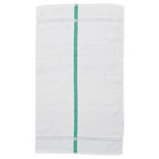 Bar Towel w/Green Stripe (Extra Long)