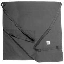 Black 4-Way Chef Bistro Apron QC Lite PC-Blend