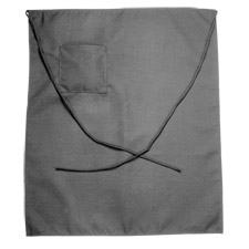 Black Bistro Bar Apron w/Side Pocket Polyspun